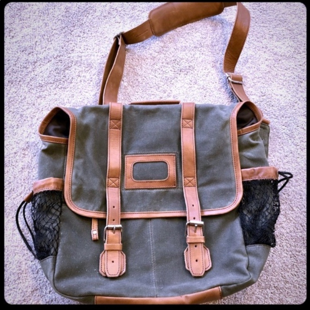 Denver Waxed Canvas Diaper Bag